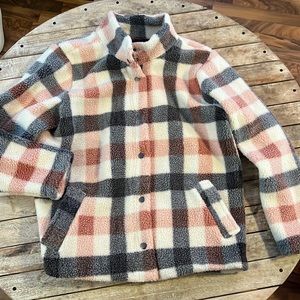 NWT Super cute flannel coat